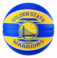 Spalding NBA Team Series Golden State Warriors Rubber Basketball